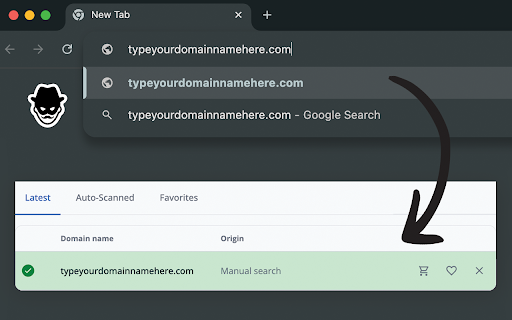 Domain Detective Domain Generator and Expired Domains Hunter from Chrome web store to be run with OffiDocs Chromium online Domain Detective Domain Generator and Expired Domains Hunter from Chrome web store to be run with OffiDocs Chromium online