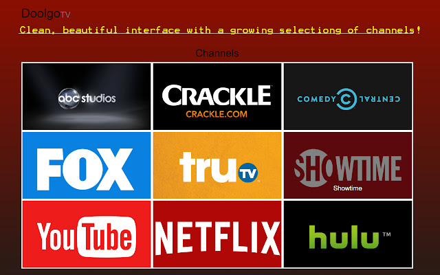 Doolgo TV from Chrome web store to be run with OffiDocs Chromium online Doolgo TV from Chrome web store to be run with OffiDocs Chromium online