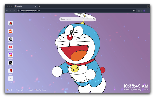 Doraemon Fly Live Wallpaper New Tab from Chrome web store to be run with OffiDocs Chromium online Doraemon Fly Live Wallpaper New Tab from Chrome web store to be run with OffiDocs Chromium online