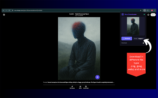 Download for Sora AI Media Saver from Chrome web store to be run with OffiDocs Chromium online Download for Sora AI Media Saver from Chrome web store to be run with OffiDocs Chromium online