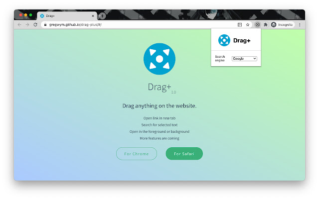 Drag+ from Chrome web store to be run with OffiDocs Chromium online Drag+ from Chrome web store to be run with OffiDocs Chromium online