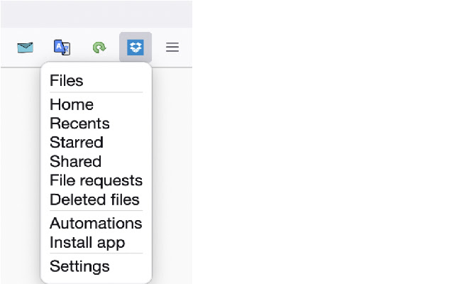 Dropbox button from Chrome web store to be run with OffiDocs Chromium online Dropbox button from Chrome web store to be run with OffiDocs Chromium online