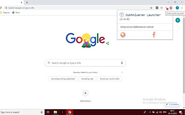 Dukhniwaran Launcher from Chrome web store to be run with OffiDocs Chromium online Dukhniwaran Launcher from Chrome web store to be run with OffiDocs Chromium online
