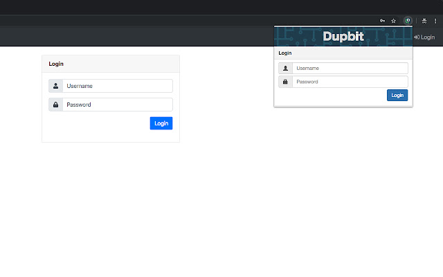 Dupbit Extension from Chrome web store to be run with OffiDocs Chromium online Dupbit Extension from Chrome web store to be run with OffiDocs Chromium online