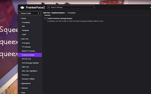 Duplicate Bypass for FFZ from Chrome web store to be run with OffiDocs Chromium online Duplicate Bypass for FFZ from Chrome web store to be run with OffiDocs Chromium online