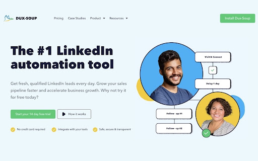Dux Soup for LinkedIn Automation from Chrome web store to be run with OffiDocs Chromium online Dux Soup for LinkedIn Automation from Chrome web store to be run with OffiDocs Chromium online