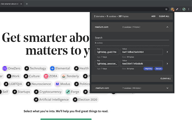 Easy Cookie Editor from Chrome web store to be run with OffiDocs Chromium online Easy Cookie Editor from Chrome web store to be run with OffiDocs Chromium online