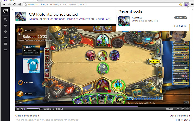 Easy Twitch Vods from Chrome web store to be run with OffiDocs Chromium online Easy Twitch Vods from Chrome web store to be run with OffiDocs Chromium online
