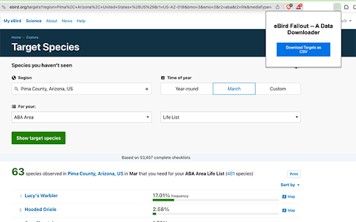 eBird Fallout from Chrome web store to be run with OffiDocs Chromium online eBird Fallout from Chrome web store to be run with OffiDocs Chromium online