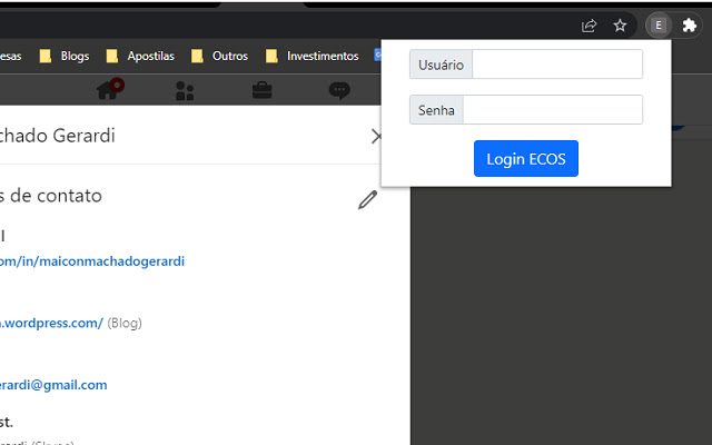 Ecos LinkedIn Extension from Chrome web store to be run with OffiDocs Chromium online Ecos LinkedIn Extension from Chrome web store to be run with OffiDocs Chromium online