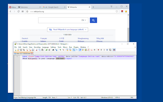 Edit with Notepad++ from Chrome web store to be run with OffiDocs Chromium online Edit with Notepad++ from Chrome web store to be run with OffiDocs Chromium online