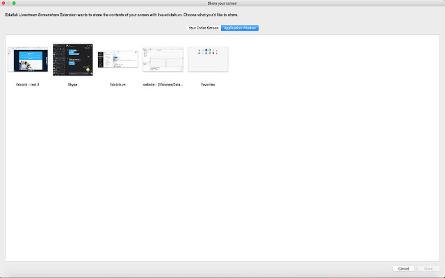 Edutalk.vn Screenshare Extension from Chrome web store to be run with OffiDocs Chromium online Edutalk.vn Screenshare Extension from Chrome web store to be run with OffiDocs Chromium online