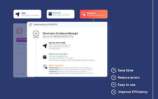 eEvidence — Certifica tus correos from Chrome web store to be run with OffiDocs Chromium online eEvidence — Certifica tus correos from Chrome web store to be run with OffiDocs Chromium online