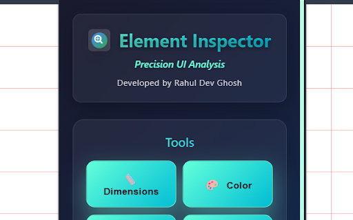Element Inspector Precision UI Analysis from Chrome web store to be run with OffiDocs Chromium online Element Inspector Precision UI Analysis from Chrome web store to be run with OffiDocs Chromium online