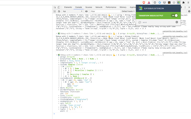 Elm Debug Helper from Chrome web store to be run with OffiDocs Chromium online Elm Debug Helper from Chrome web store to be run with OffiDocs Chromium online
