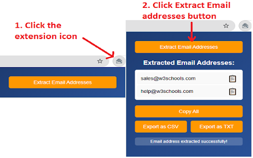 Email Address Extractor from Chrome web store to be run with OffiDocs Chromium online Email Address Extractor from Chrome web store to be run with OffiDocs Chromium online