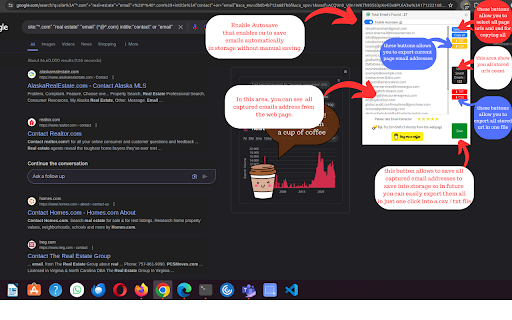 Email Address Finder Email Hunter Tool from Chrome web store to be run with OffiDocs Chromium online Email Address Finder Email Hunter Tool from Chrome web store to be run with OffiDocs Chromium online