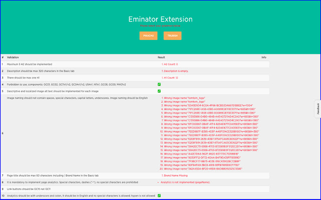 Eminator Extension from Chrome web store to be run with OffiDocs Chromium online Eminator Extension from Chrome web store to be run with OffiDocs Chromium online