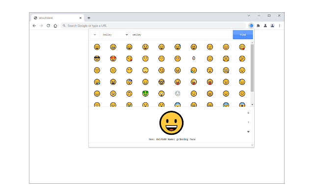 Emoji Finder from Chrome web store to be run with OffiDocs Chromium online Emoji Finder from Chrome web store to be run with OffiDocs Chromium online