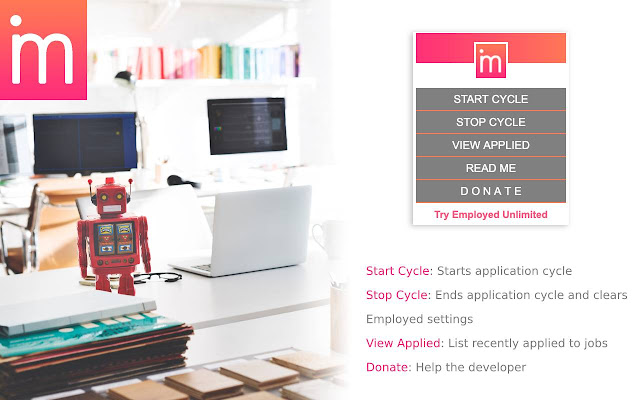 Employed Unlimited from Chrome web store to be run with OffiDocs Chromium online Employed Unlimited from Chrome web store to be run with OffiDocs Chromium online