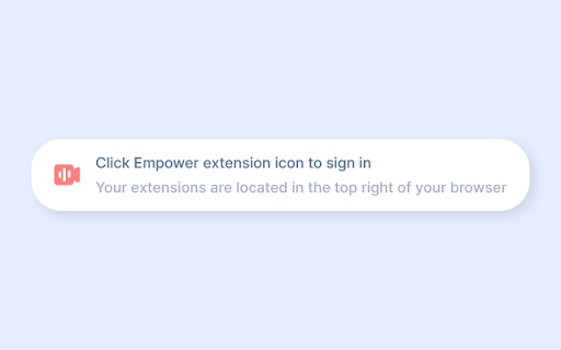 Empower Recorder from Chrome web store to be run with OffiDocs Chromium online Empower Recorder from Chrome web store to be run with OffiDocs Chromium online