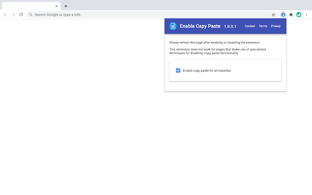 Enable Copy Paste from Chrome web store to be run with OffiDocs Chromium online Enable Copy Paste from Chrome web store to be run with OffiDocs Chromium online