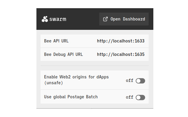 Ethereum Swarm Extension from Chrome web store to be run with OffiDocs Chromium online Ethereum Swarm Extension from Chrome web store to be run with OffiDocs Chromium online