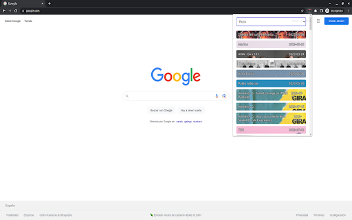 EventosMusicales from Chrome web store to be run with OffiDocs Chromium online EventosMusicales from Chrome web store to be run with OffiDocs Chromium online