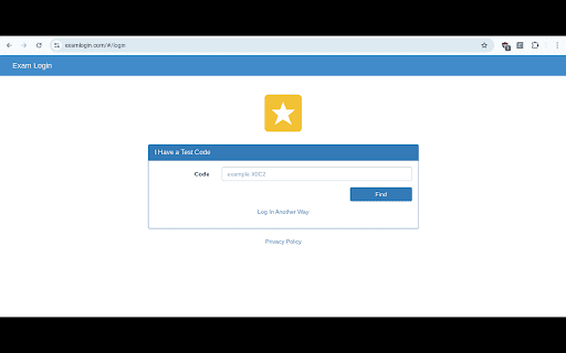ExamLogin Secure Test Unlocker from Chrome web store to be run with OffiDocs Chromium online ExamLogin Secure Test Unlocker from Chrome web store to be run with OffiDocs Chromium online