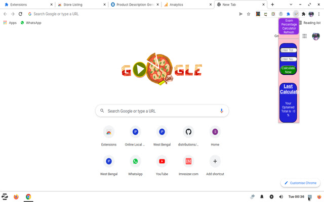 Exam Percentage calculator from Chrome web store to be run with OffiDocs Chromium online Exam Percentage calculator from Chrome web store to be run with OffiDocs Chromium online