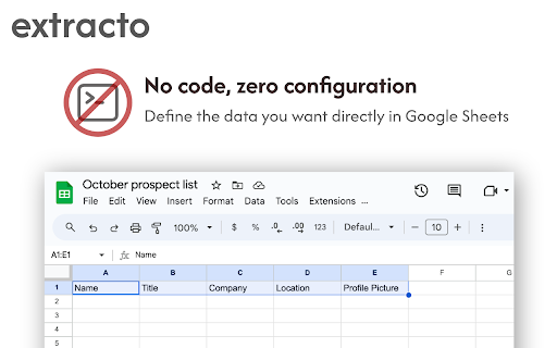 Extracto.bot AI Web Scraper from Chrome web store to be run with OffiDocs Chromium online Extracto.bot AI Web Scraper from Chrome web store to be run with OffiDocs Chromium online