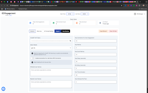 EZ Engagement from Chrome web store to be run with OffiDocs Chromium online EZ Engagement from Chrome web store to be run with OffiDocs Chromium online