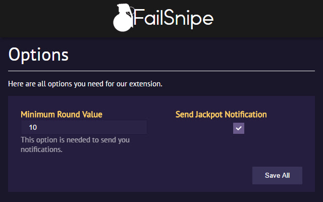 FailSnipe from Chrome web store to be run with OffiDocs Chromium online FailSnipe from Chrome web store to be run with OffiDocs Chromium online