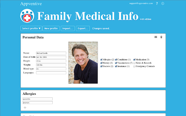 Family Medical Info from Chrome web store to be run with OffiDocs Chromium online Family Medical Info from Chrome web store to be run with OffiDocs Chromium online