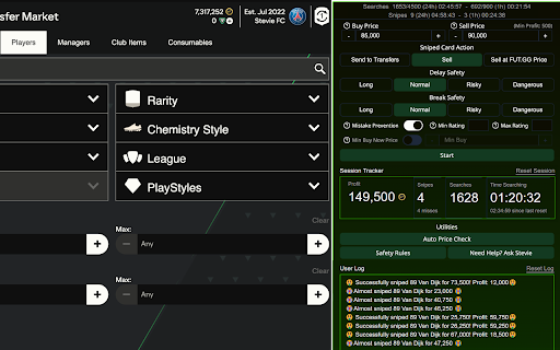 FC 25 Sniping Bot Stevies Sniper from Chrome web store to be run with OffiDocs Chromium online FC 25 Sniping Bot Stevies Sniper from Chrome web store to be run with OffiDocs Chromium online