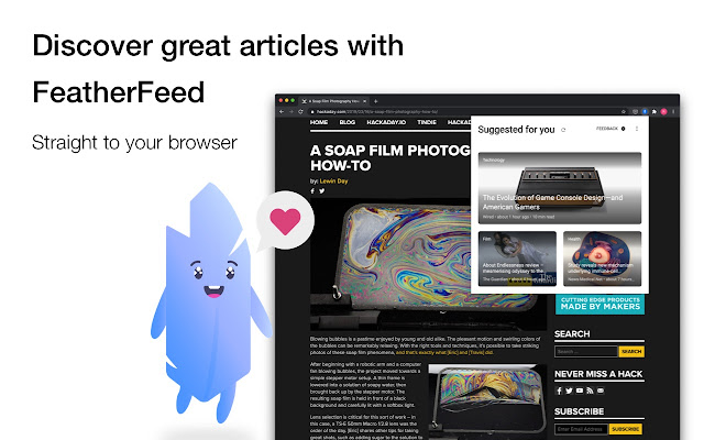 FeatherFeed from Chrome web store to be run with OffiDocs Chromium online FeatherFeed from Chrome web store to be run with OffiDocs Chromium online
