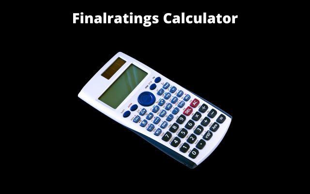 finalratings Calculator from Chrome web store to be run with OffiDocs Chromium online finalratings Calculator from Chrome web store to be run with OffiDocs Chromium online