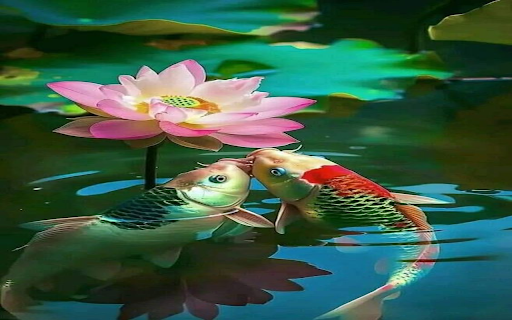 Fish and lotus wallpaper from Chrome web store to be run with OffiDocs Chromium online Fish and lotus wallpaper from Chrome web store to be run with OffiDocs Chromium online