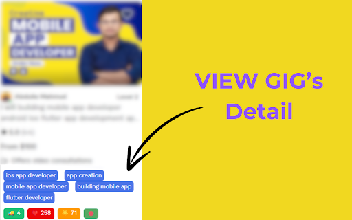 Fiverr Quick View from Chrome web store to be run with OffiDocs Chromium online Fiverr Quick View from Chrome web store to be run with OffiDocs Chromium online