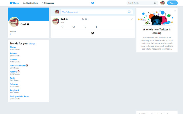 Fix my Twitter! from Chrome web store to be run with OffiDocs Chromium online Fix my Twitter! from Chrome web store to be run with OffiDocs Chromium online