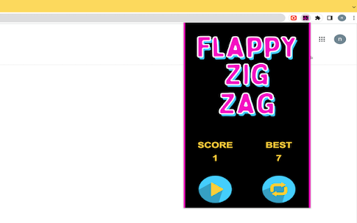 Flappy ZigZag Offline from Chrome web store to be run with OffiDocs Chromium online Flappy ZigZag Offline from Chrome web store to be run with OffiDocs Chromium online