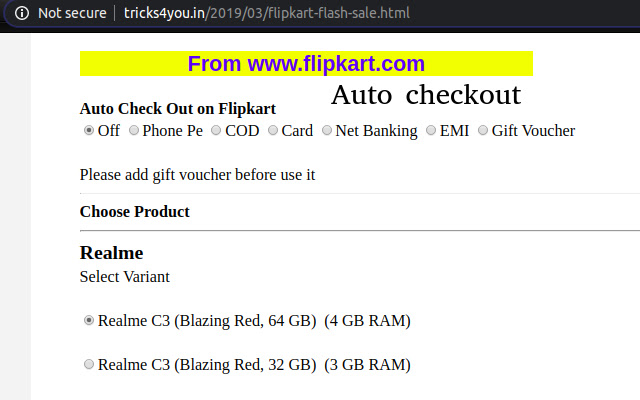 FlashSales: Made easy Buy phone in flashsale from Chrome web store to be run with OffiDocs Chromium online FlashSales: Made easy Buy phone in flashsale from Chrome web store to be run with OffiDocs Chromium online