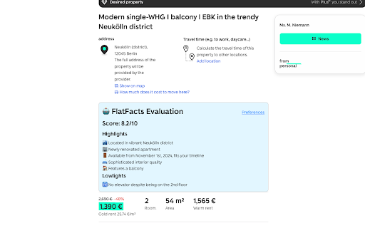 FlatFacts from Chrome web store to be run with OffiDocs Chromium online FlatFacts from Chrome web store to be run with OffiDocs Chromium online