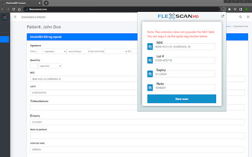 FlexScanMD Scanner from Chrome web store to be run with OffiDocs Chromium online FlexScanMD Scanner from Chrome web store to be run with OffiDocs Chromium online