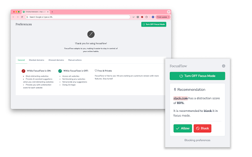 FocusFlow AI Assisted, Distraction Free Productivity Tool from Chrome web store to be run with OffiDocs Chromium online FocusFlow AI Assisted, Distraction Free Productivity Tool from Chrome web store to be run with OffiDocs Chromium online