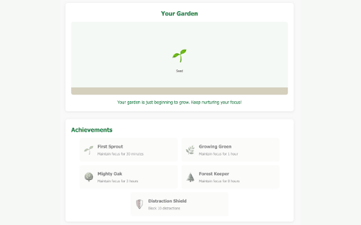 Focus Garden Block Websites and Focus More from Chrome web store to be run with OffiDocs Chromium online Focus Garden Block Websites and Focus More from Chrome web store to be run with OffiDocs Chromium online
