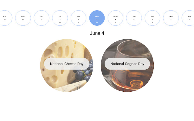 Food Days from Chrome web store to be run with OffiDocs Chromium online Food Days from Chrome web store to be run with OffiDocs Chromium online