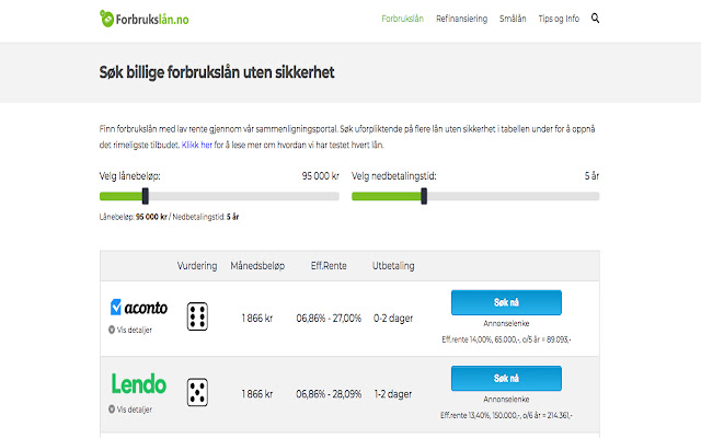 Forbrukslån.no from Chrome web store to be run with OffiDocs Chromium online Forbrukslån.no from Chrome web store to be run with OffiDocs Chromium online