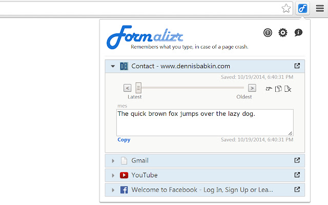 Formalizr from Chrome web store to be run with OffiDocs Chromium online Formalizr from Chrome web store to be run with OffiDocs Chromium online