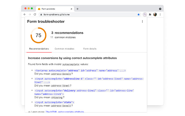 Form Troubleshooter from Chrome web store to be run with OffiDocs Chromium online Form Troubleshooter from Chrome web store to be run with OffiDocs Chromium online